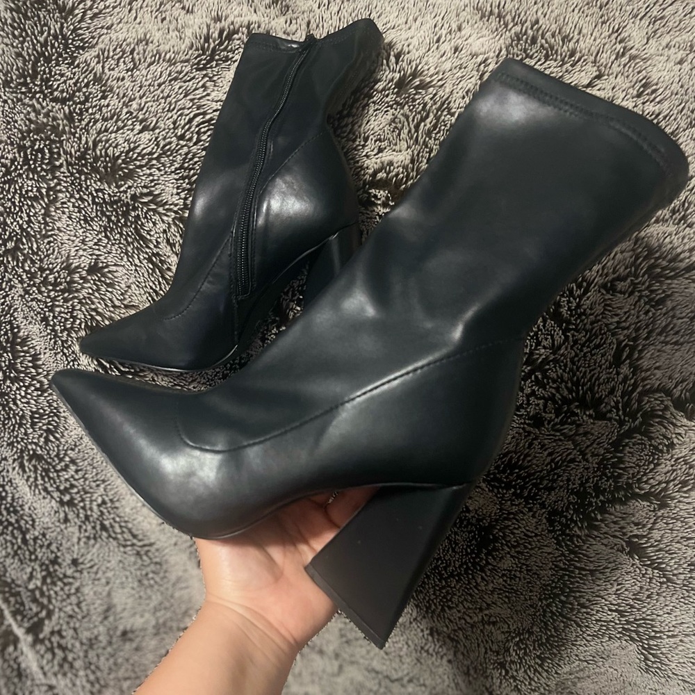 Black booties